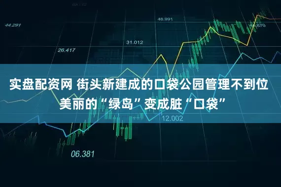 实盘配资网 街头新建成的口袋公园管理不到位  美丽的“绿岛”变成脏“口袋”